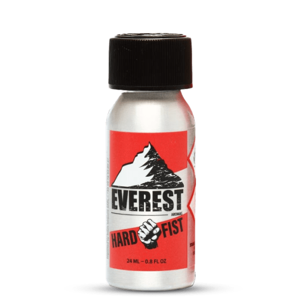 bouteille de poppers everest aromas de 15 ml, poppers hard fist
