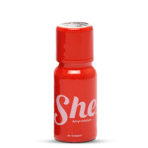 bouteille de poppers everest aromas de 15 ml, poppers she, féminin